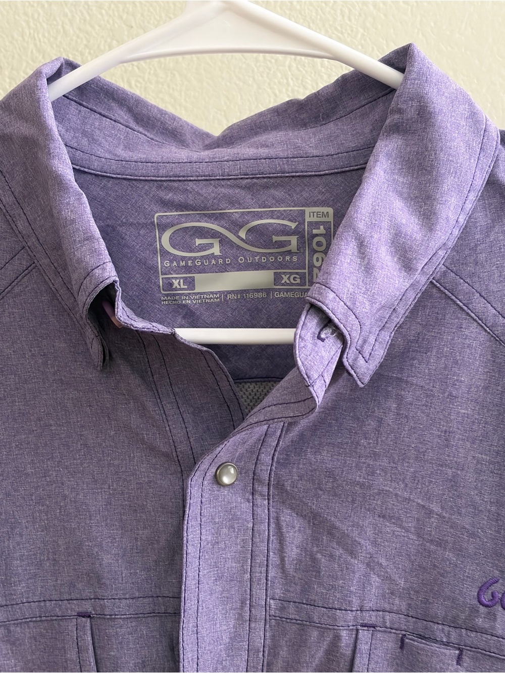 Four Sixes Ranch Button Down - Picture 2 of 6